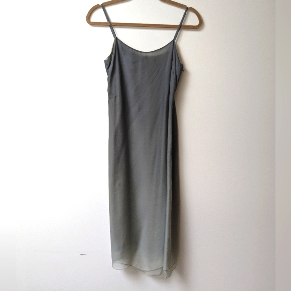 Vintage Silk Dress midi Slip Dress Xs/ Small